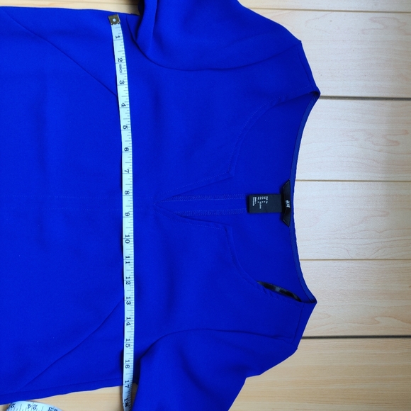 H&M Cobalt/Royal Blue Semi Formal Midi Dress - Picture 5 of 7